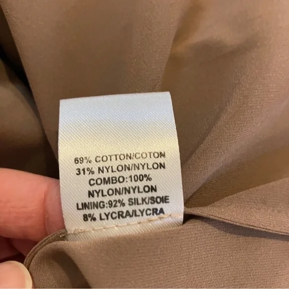 NWT Vera Wang Collection Black Cocktail Coastal Sleeves Dress Size 8 - Picture 9 of 9